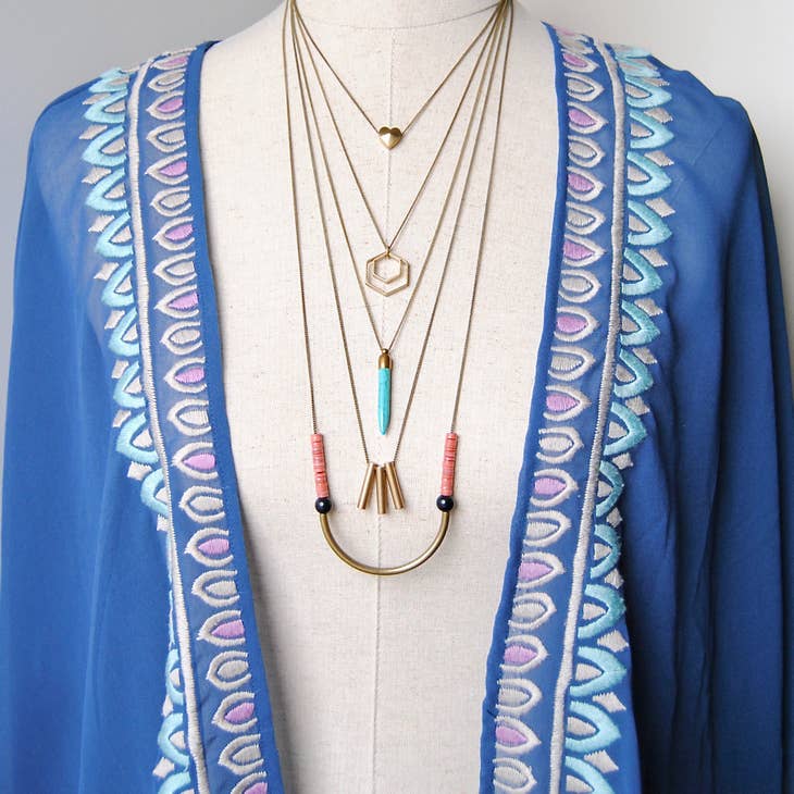 Bar Trio Necklace