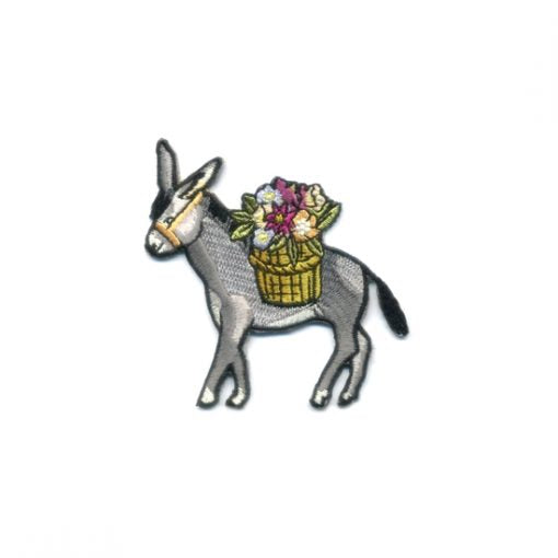 Donkey Embroidered Patch