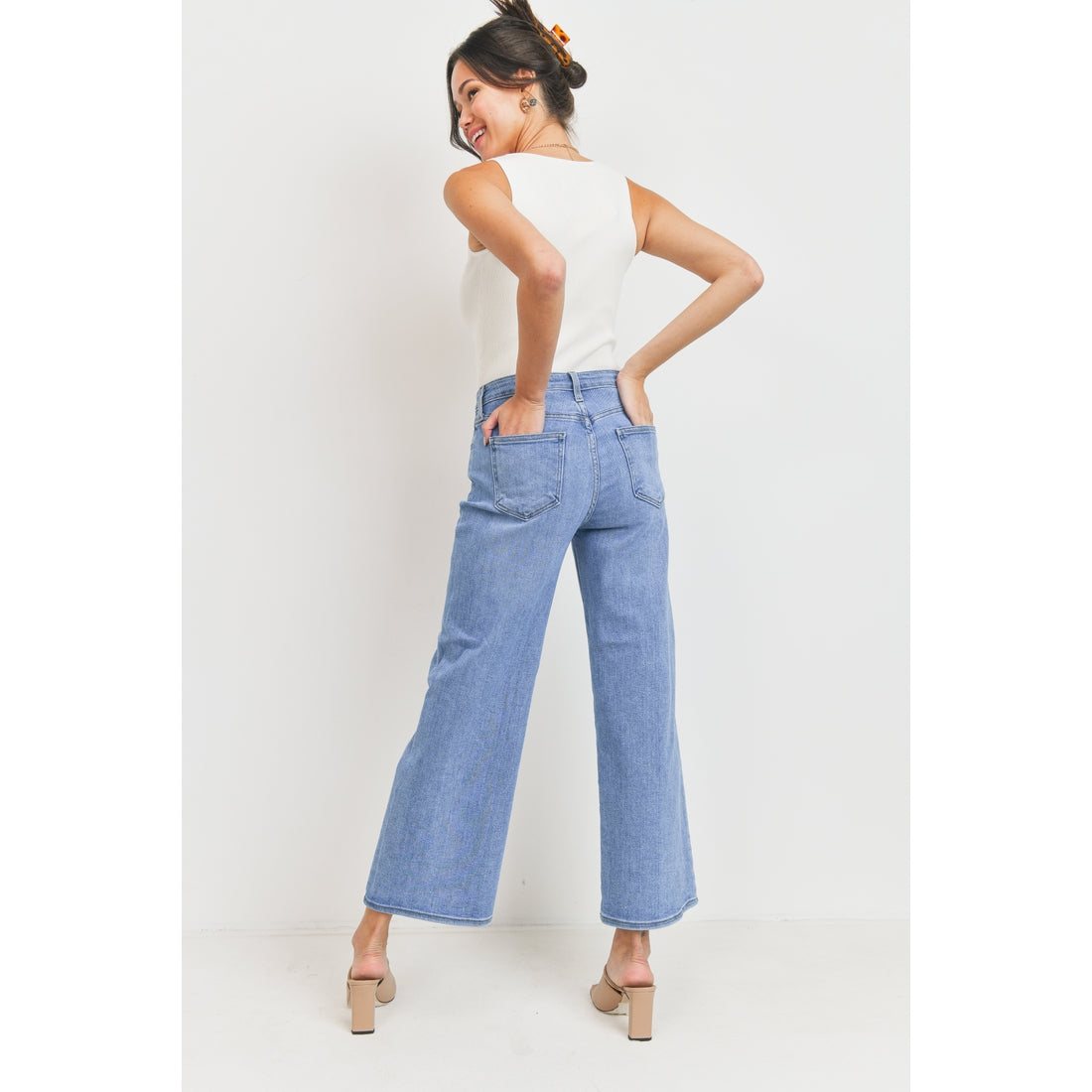 Classic Wide Leg - Medium Wash