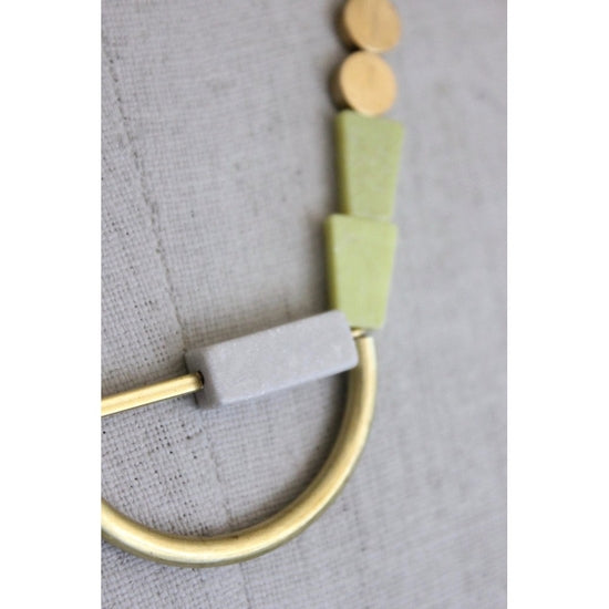 Jade Crescent Necklace