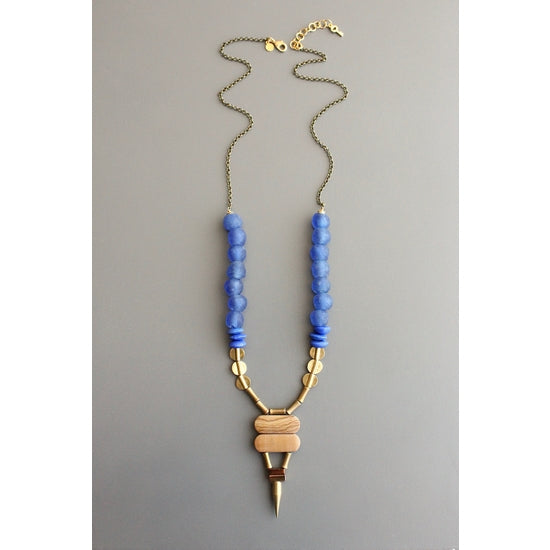 Colbalt Point Necklace
