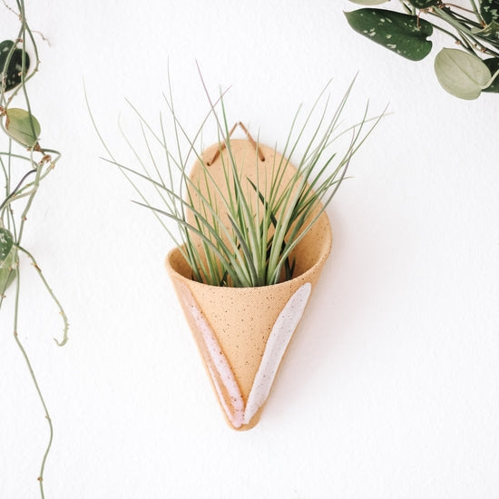 Large Cone Planter - Sand