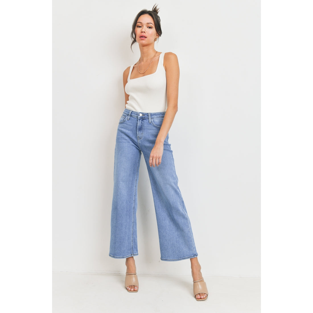 Classic Wide Leg - Medium Wash