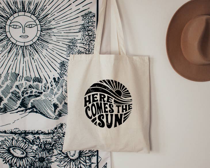 Here Comes The Sun Tote Bag