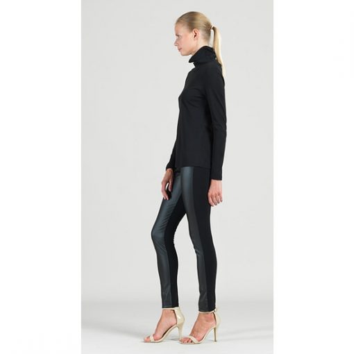 Modal Mock Neck Top - Black