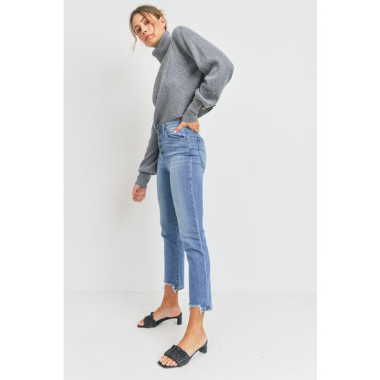 The Vintage Straight Button Front - Medium