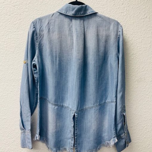 Tencel Denim Blouse - Light Blue
