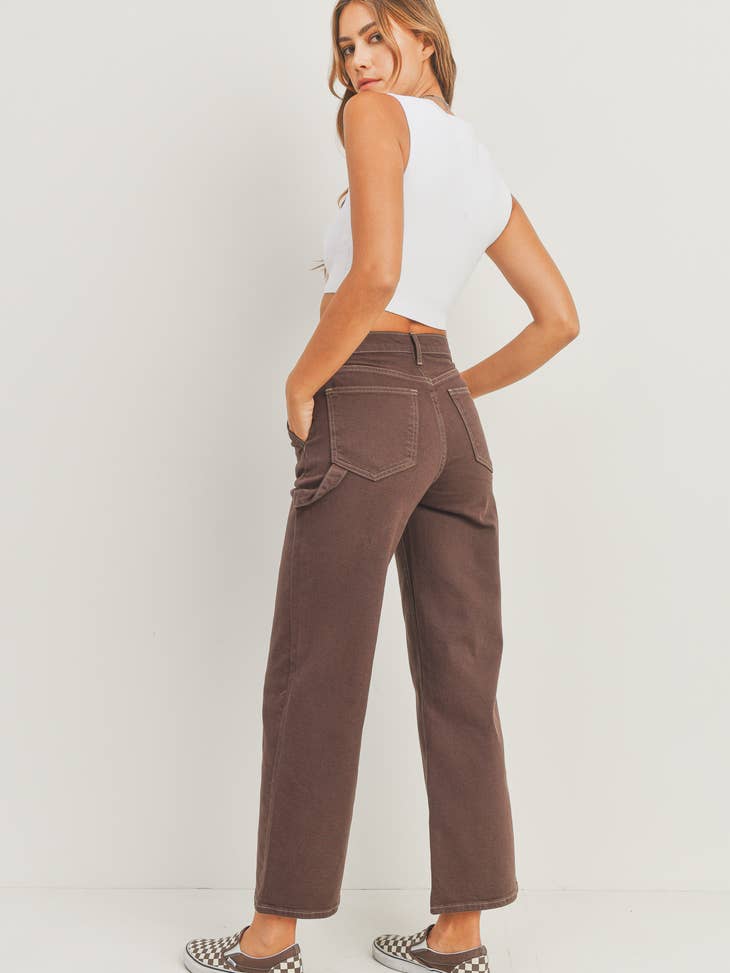 Utility Wide Leg Pants - Smores