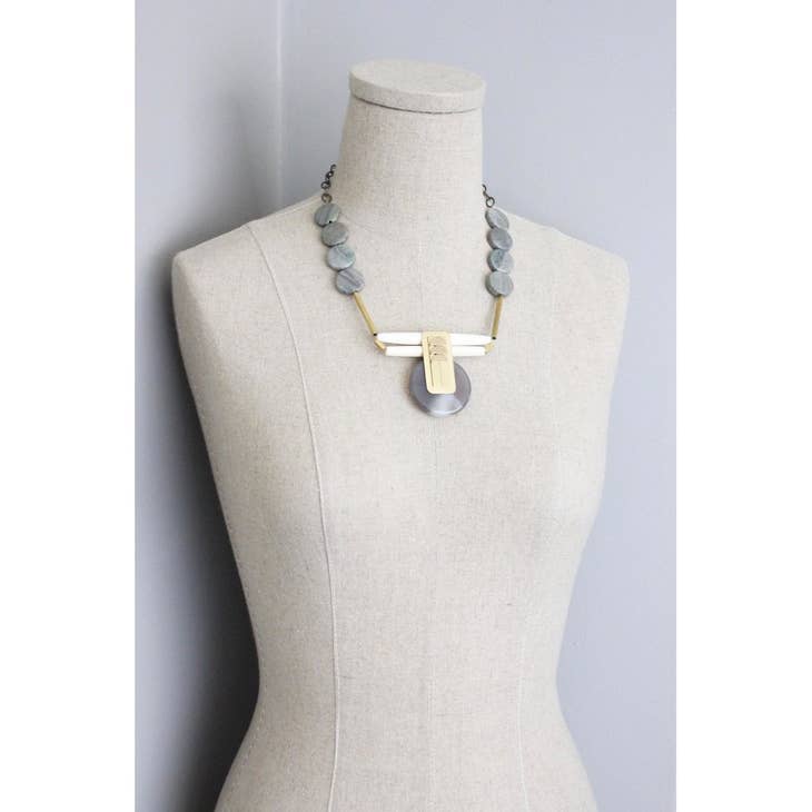 Athena Jasper & Agate Necklace