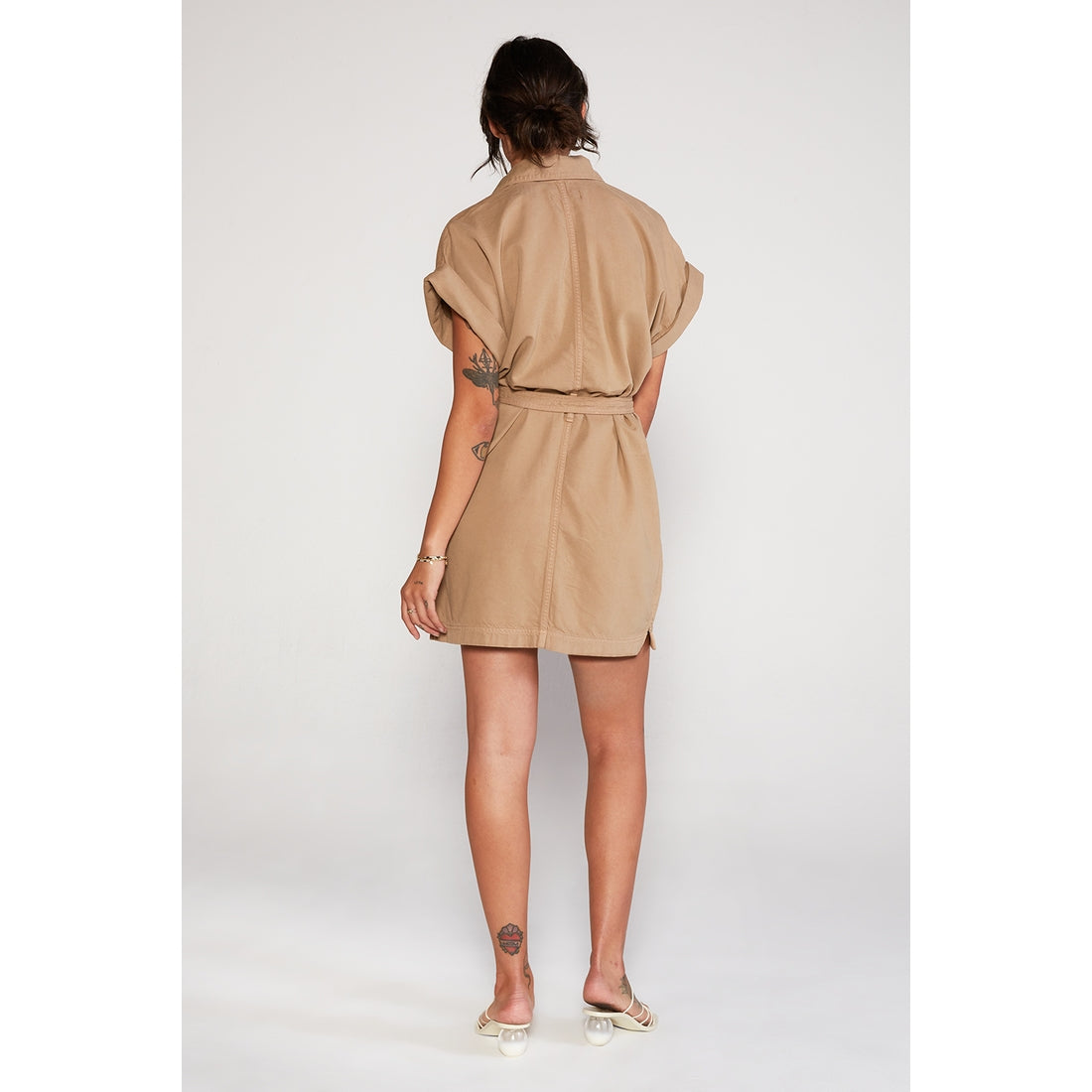 Austyn Safari Dress - Cuban Sand