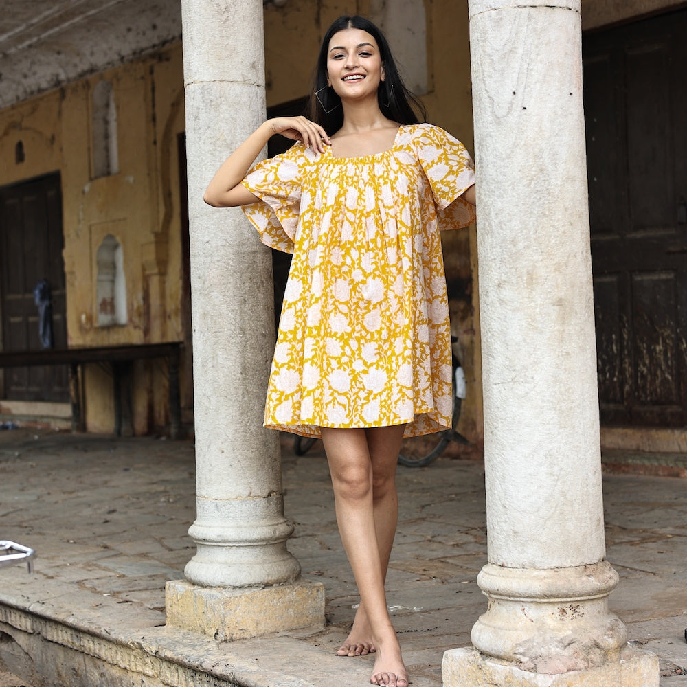 Block Mini Dress - Tuscany