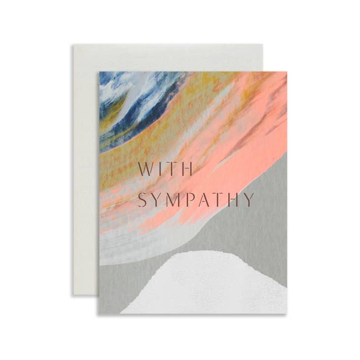 Flurry Sympathy Card by Moglea