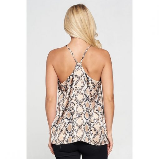 Satin Snakeskin Tank