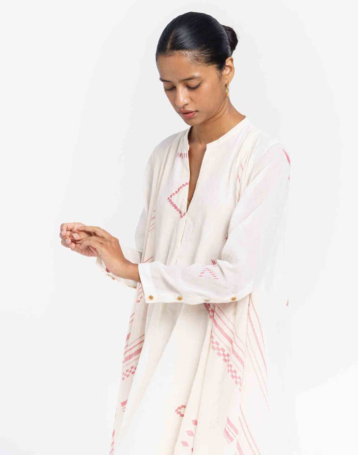 A-Line Fluid Midi Dress