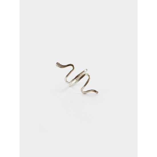 Serpentine Ring - Silver