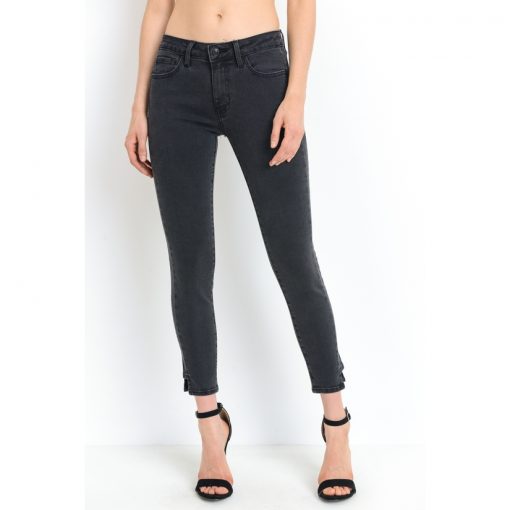 Side Seam Skinny - Charcoal