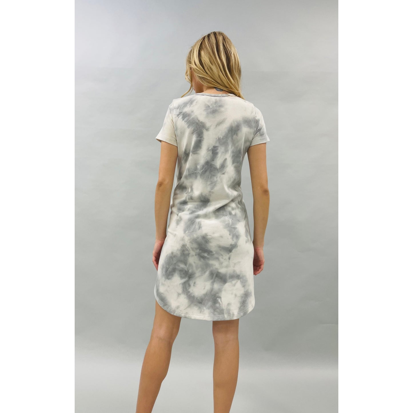 Tie Dye Dress - Grey