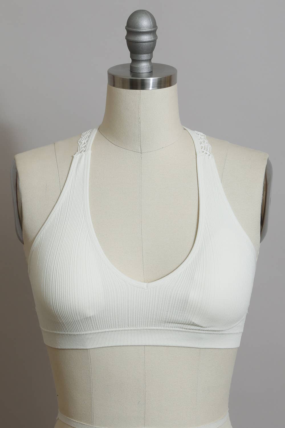 Seamless Racerback Bralette - Ivory