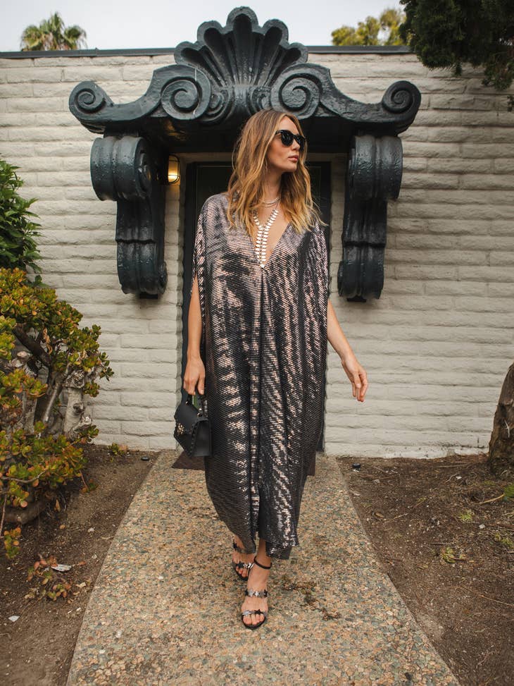 Titania Sequin Caftan - Final Sale Treaty General Store Titania Sequin Caftan - Final Sale Treaty General Store
