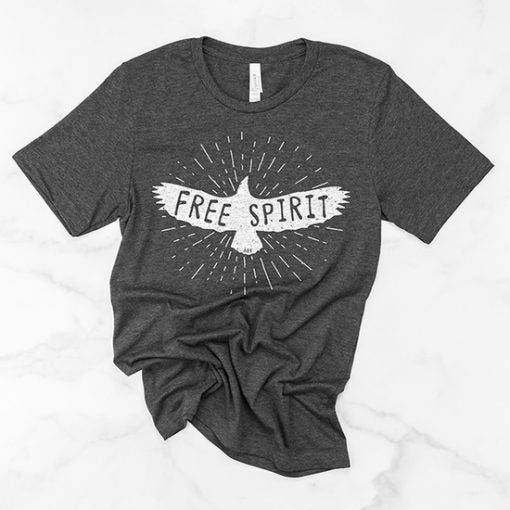 Free Spirit Tee - Dark Grey