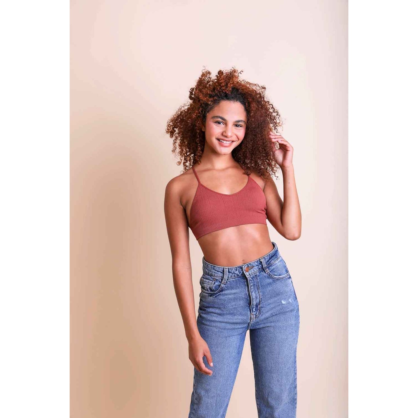 Mesh Racerback - Rust