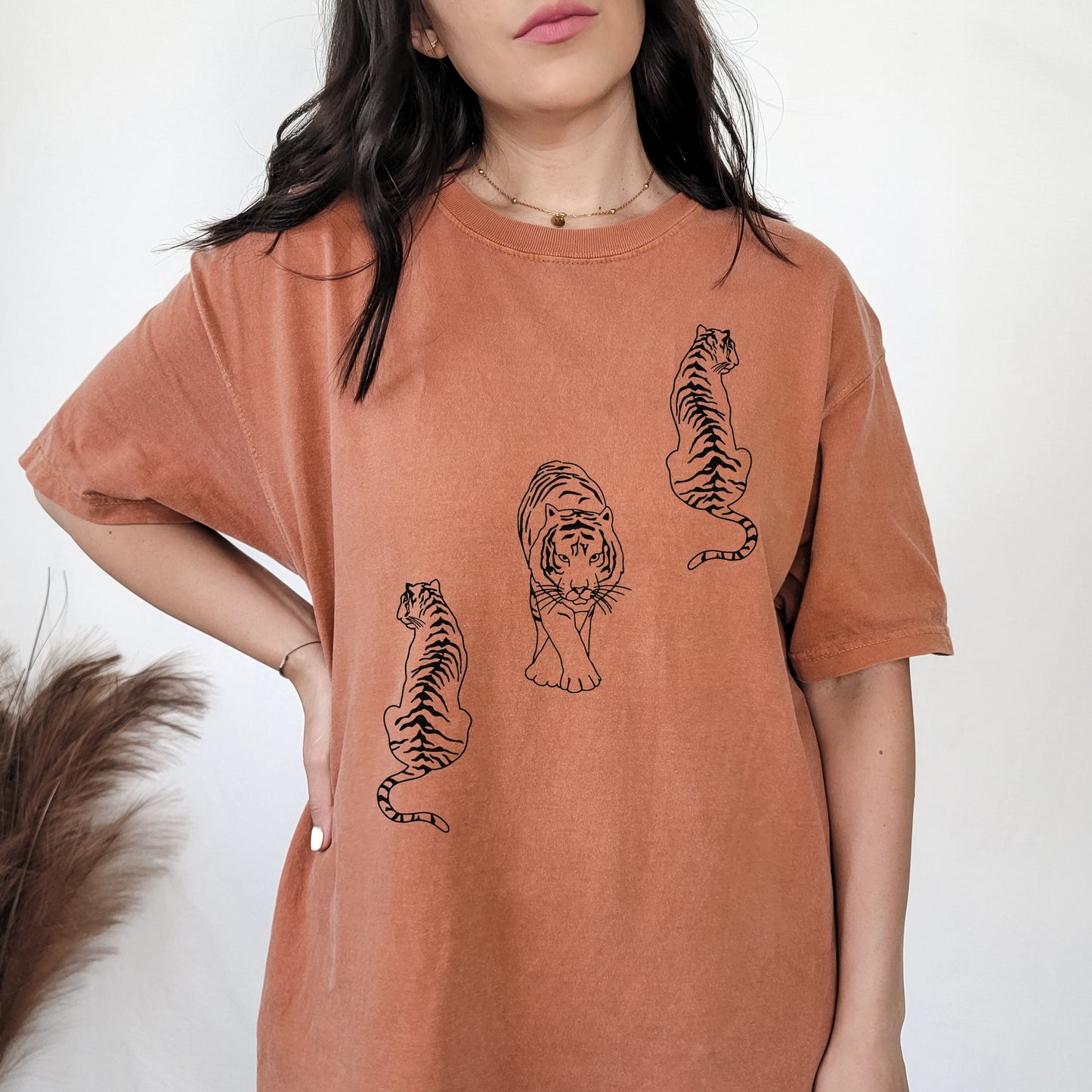 Tiger Tee - Yam - Final Sale