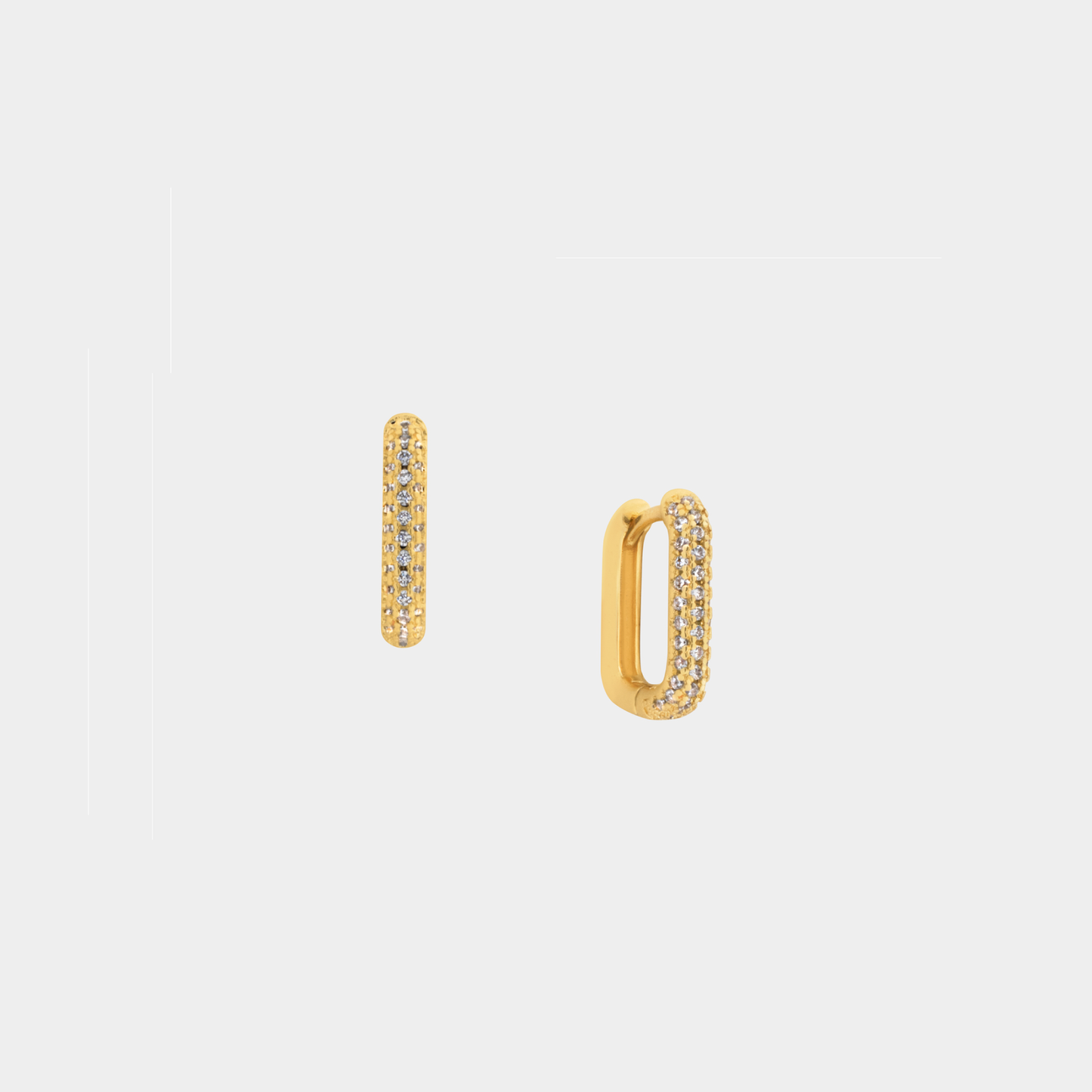 Ari Tiny Hoops - Gold