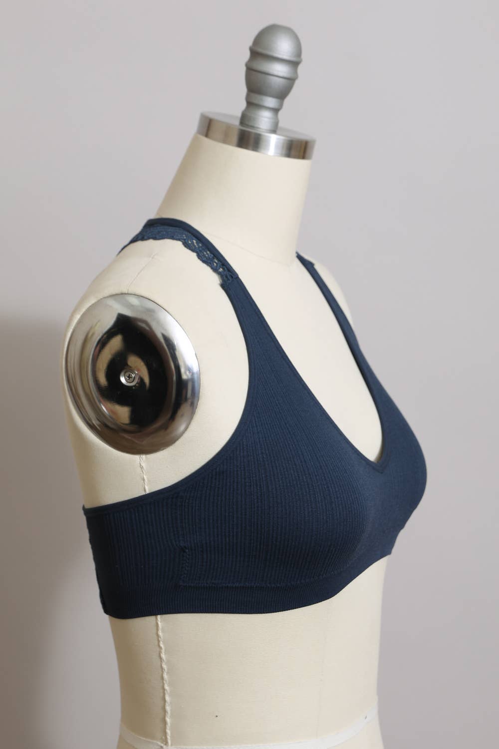 Seamless Racerback Bralette - Blue