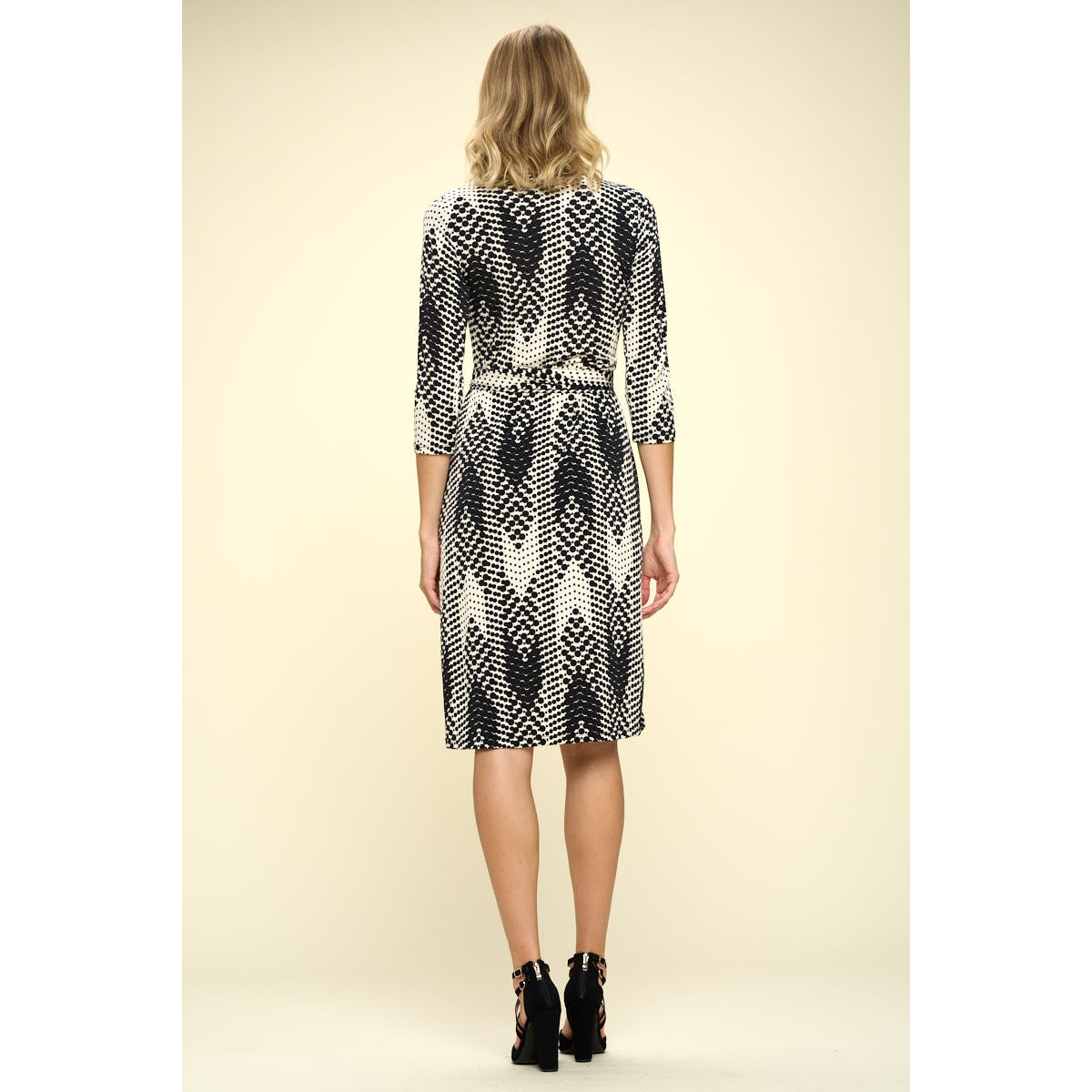 Jersey Wrap Dress - Black