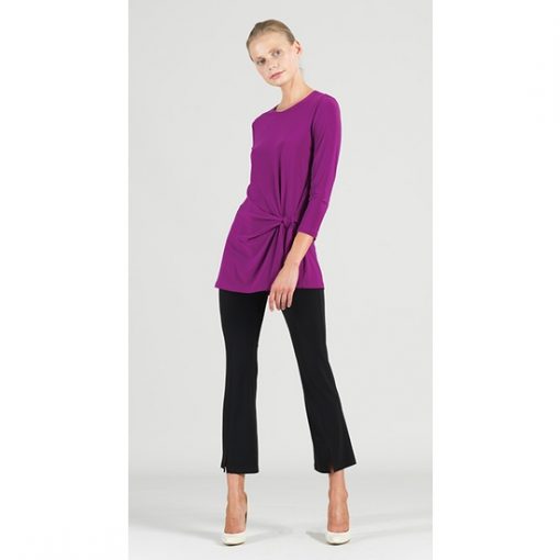 Faux Tie Tunic - Violet
