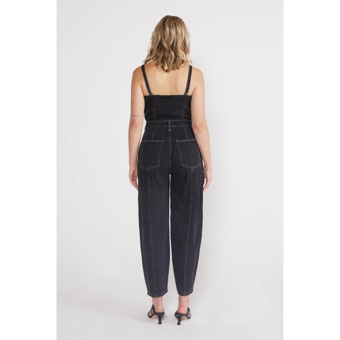 Milou Denim Jumpsuit - Obsidian