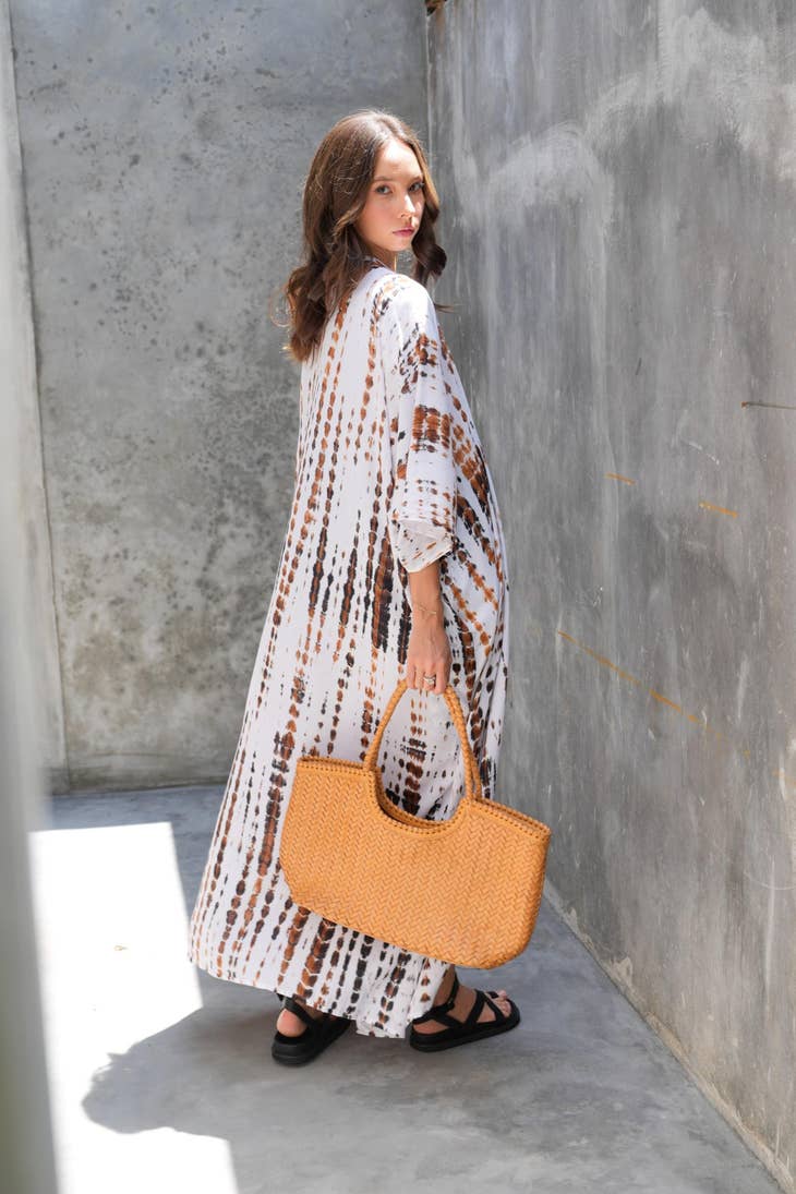 Jolene Handwoven Leather Tote