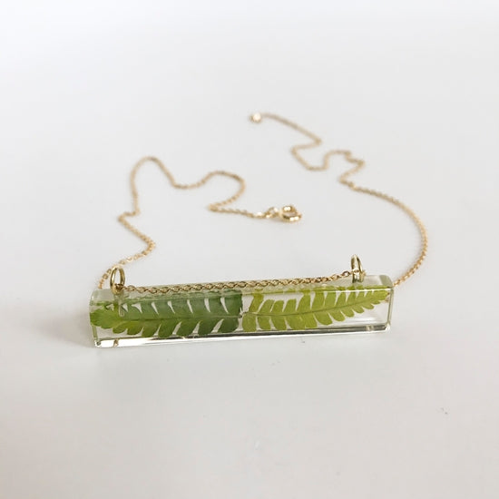 Botanical Palito Bar Pendant - Fern