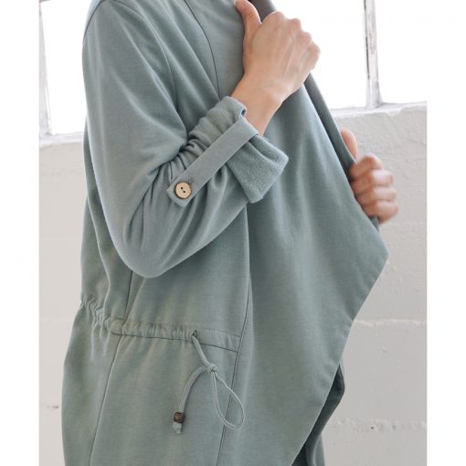Open Front Jacket - Olive