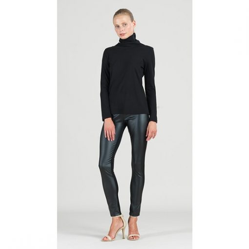 Modal Mock Neck Top - Black