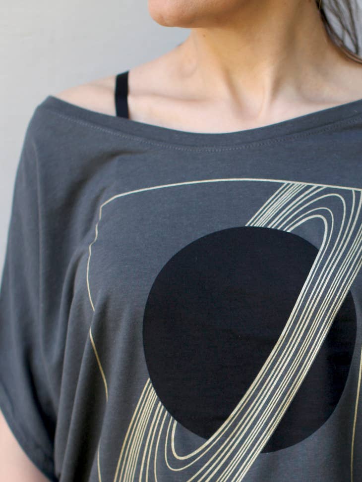 Rings of Saturn Dolman Sleeve Tee