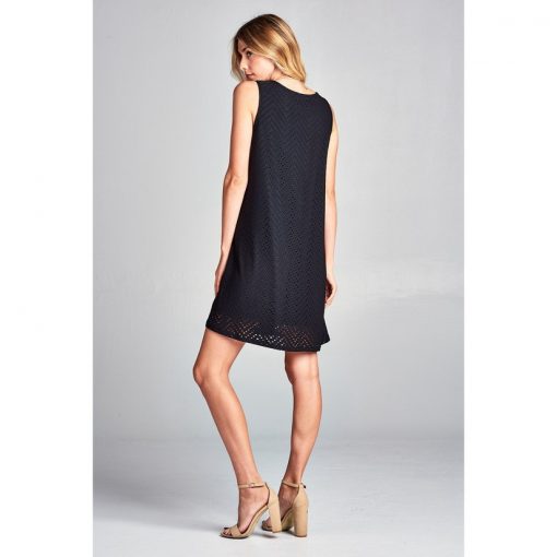 Mini Modern Dress - Black