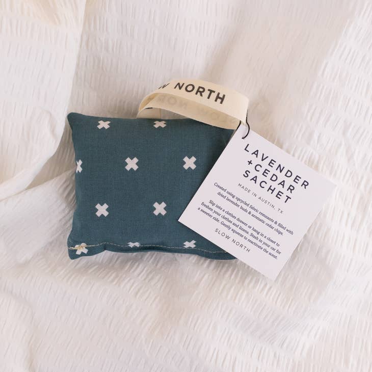 Lavender + Cedar Sachet Pouch - Seascape