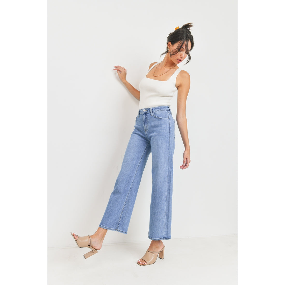 Classic Wide Leg - Medium Wash
