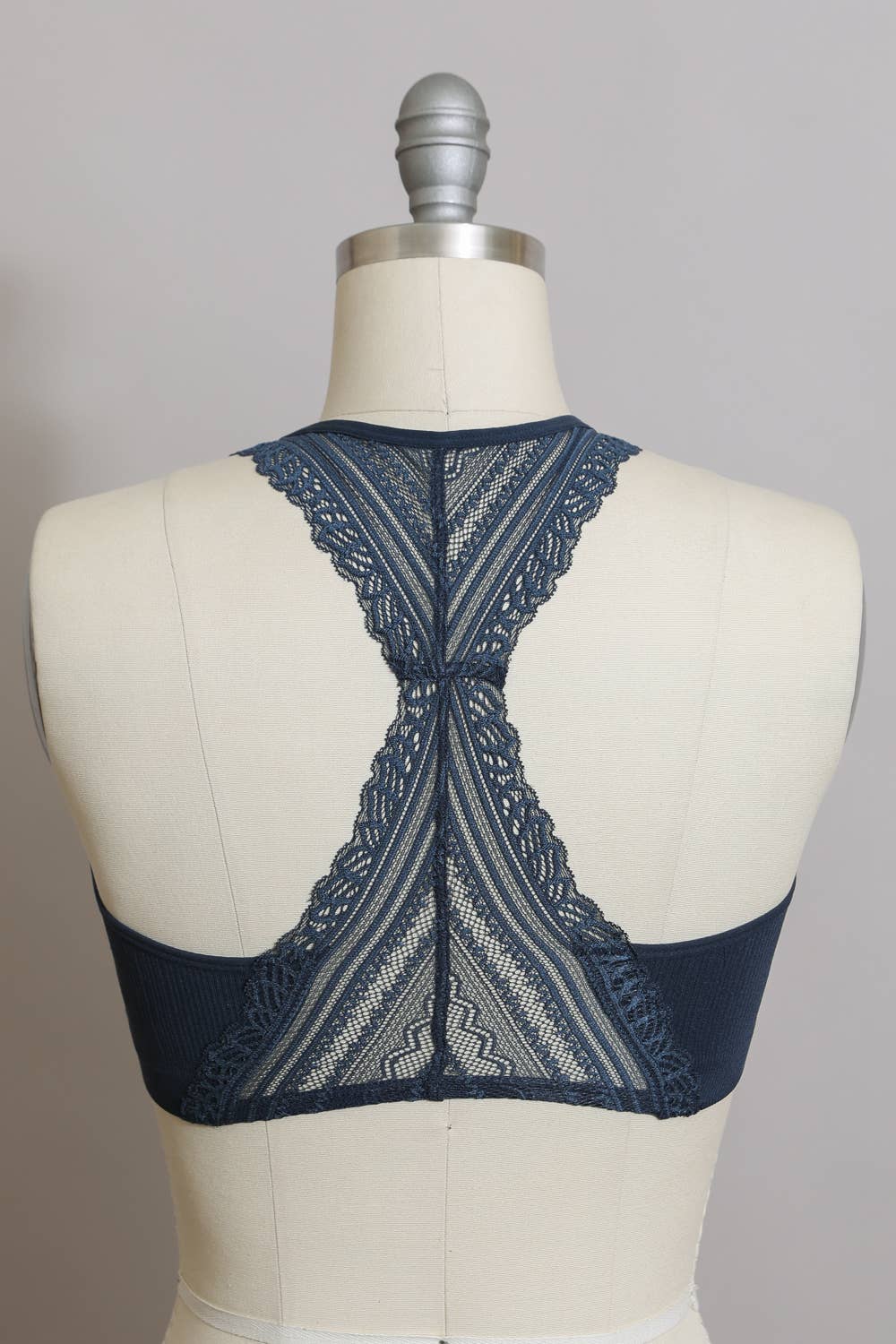 Seamless Racerback Bralette - Blue