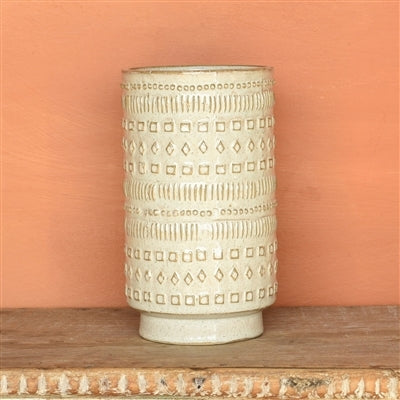 Peru Vase - White