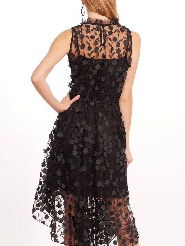 Shentel Dress - Pitch Petal