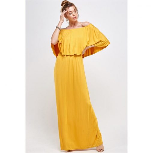 Sunshine Maxi - Mustard