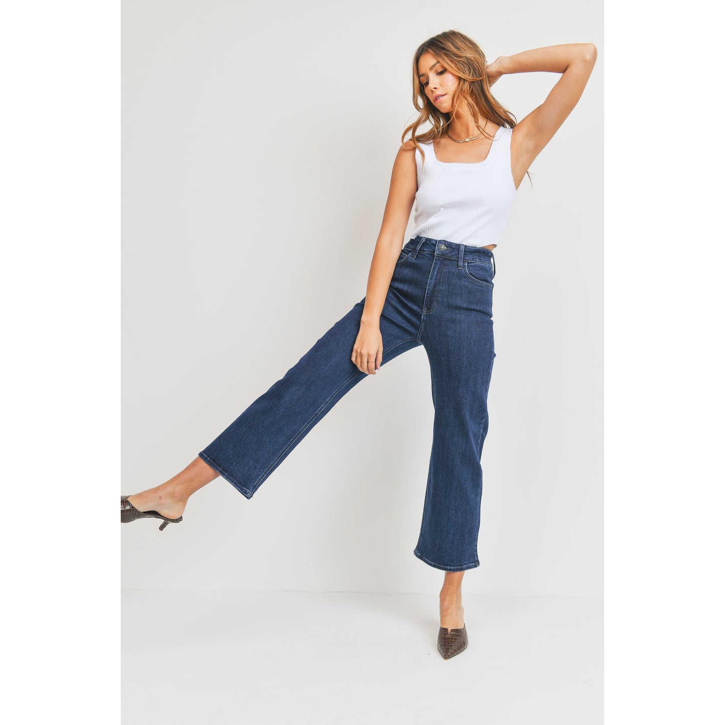 Contemporary Wide Leg - Dark Wash