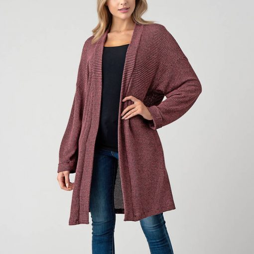 Crystal Cardigan - Brick