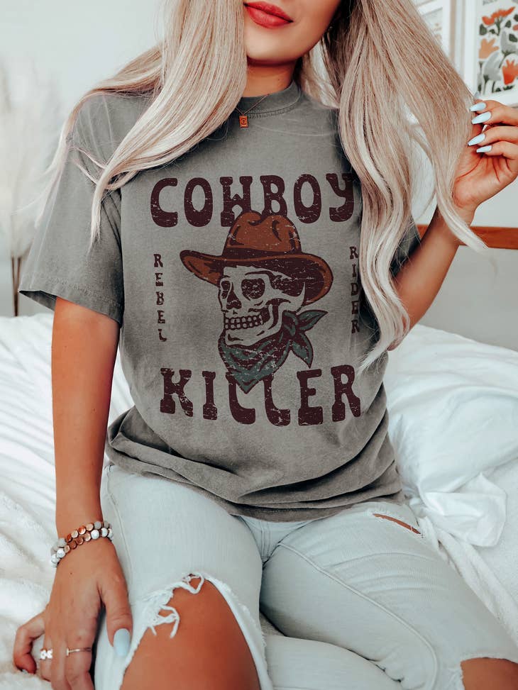 Cowboy Killer Tee - Grey