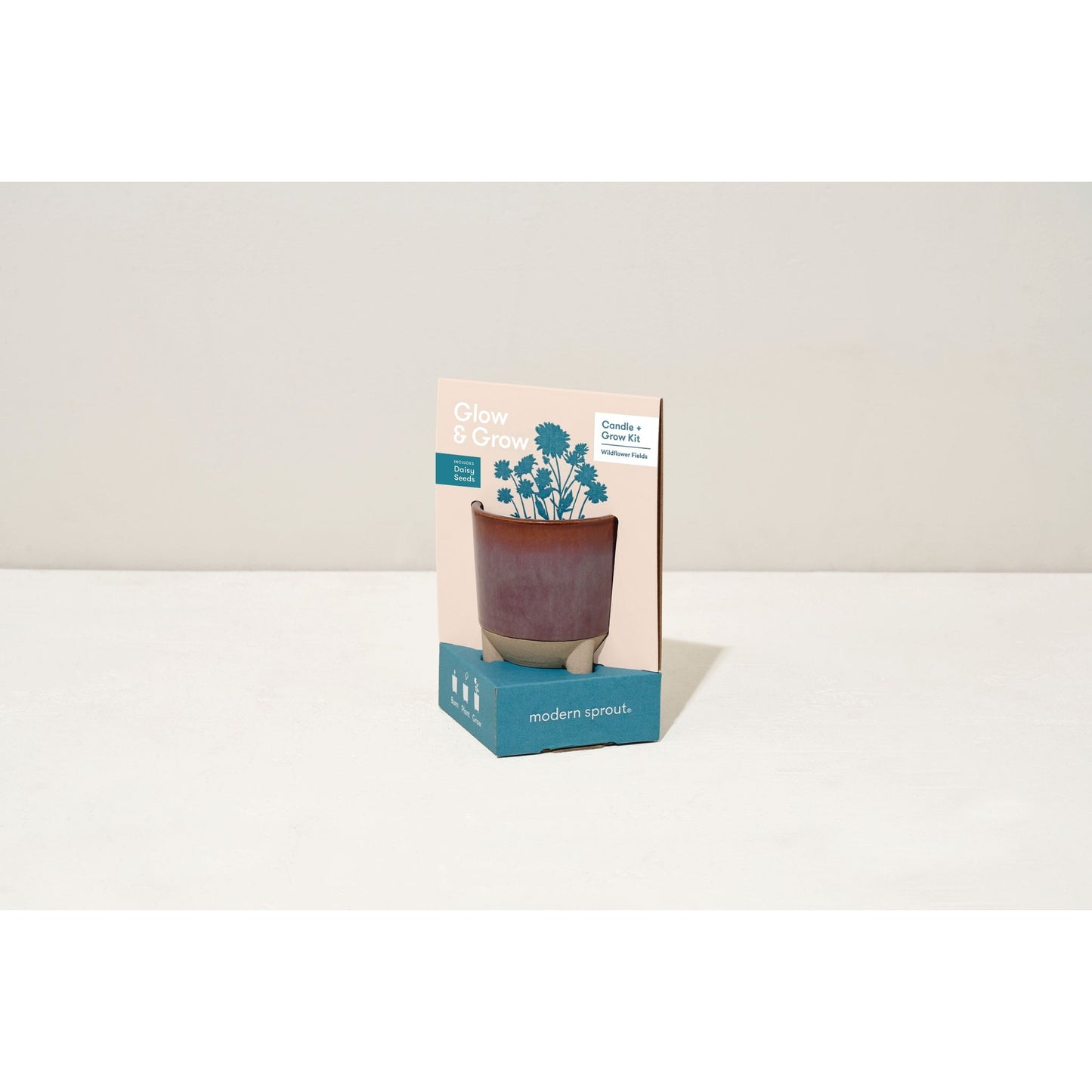 Glow & Grow Candle - Wildflower Fields
