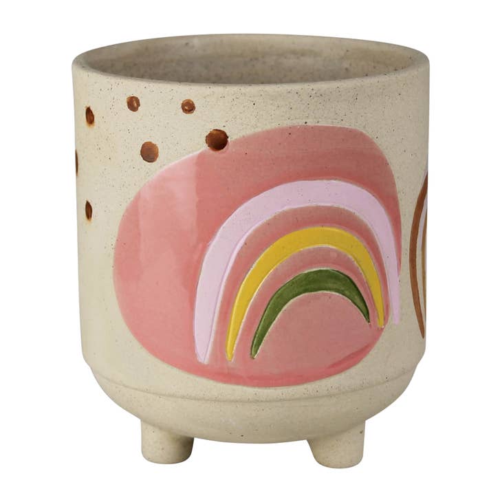 Ceramic Hand Painted Pot