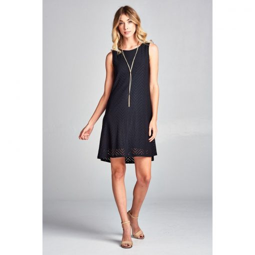 Mini Modern Dress - Black