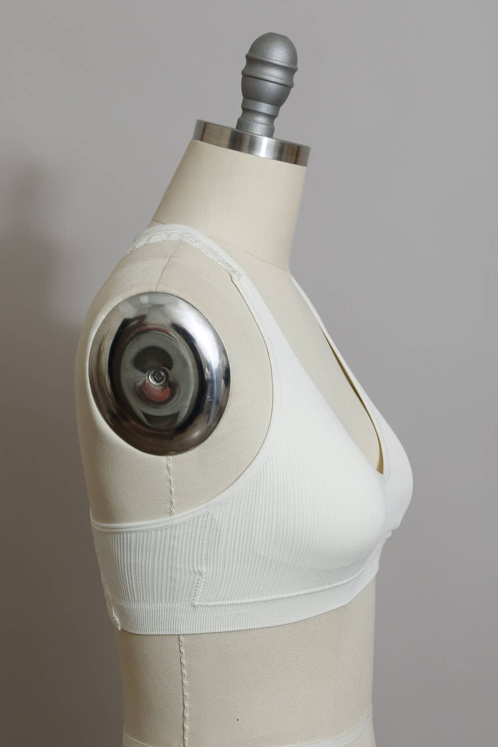 Seamless Racerback Bralette - Ivory